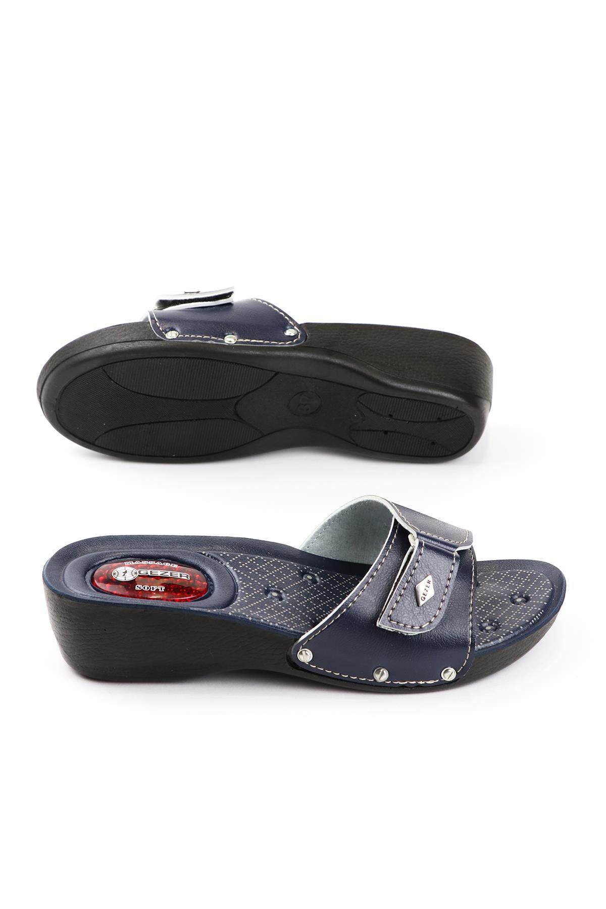 12841 Yazlık Cırtlı Ayrlanabilir Masaj Taban Kadın Terlik - Görsel 5