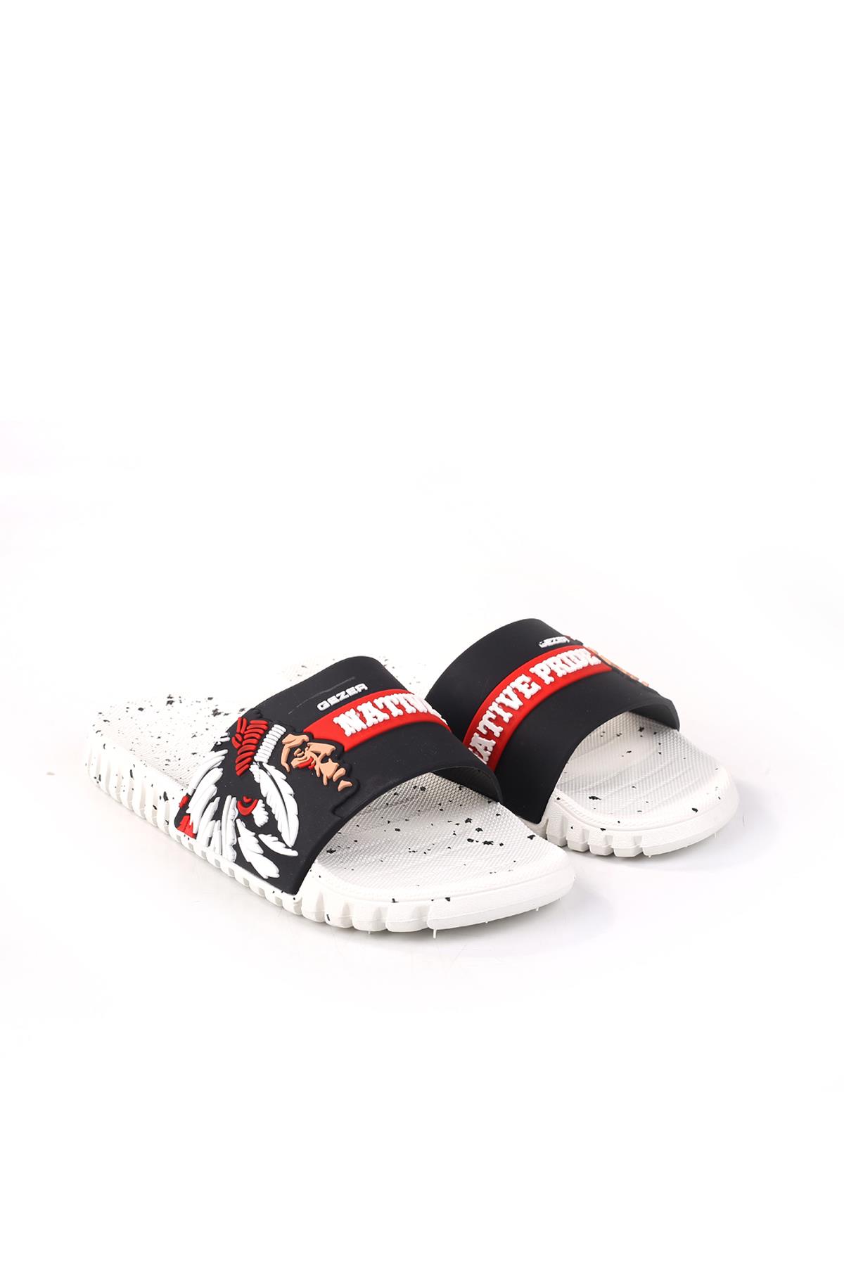 13271 Erkek Kaydırmaz Taban Deniz Plaj Havuz Banyo Günlük Terlik - Görsel 2