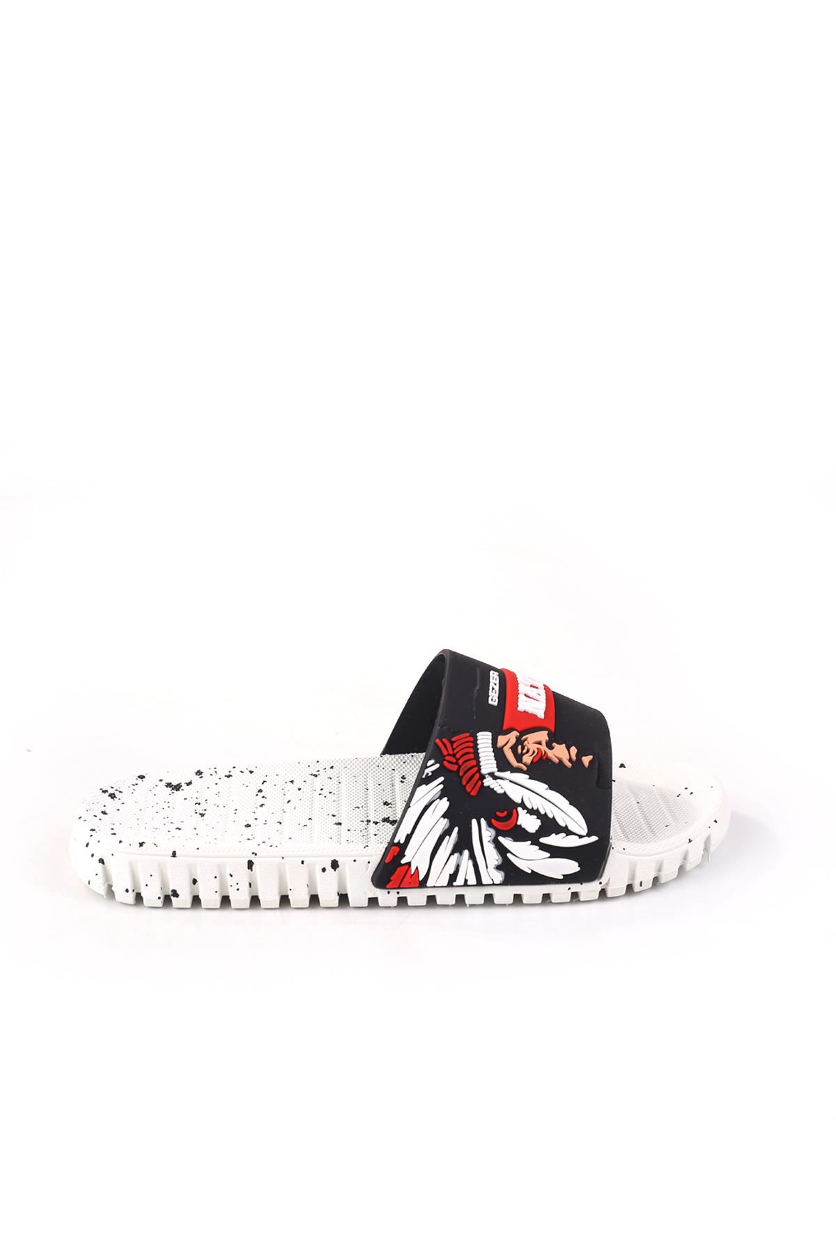 13271 Erkek Kaydırmaz Taban Deniz Plaj Havuz Banyo Günlük Terlik - Görsel 3