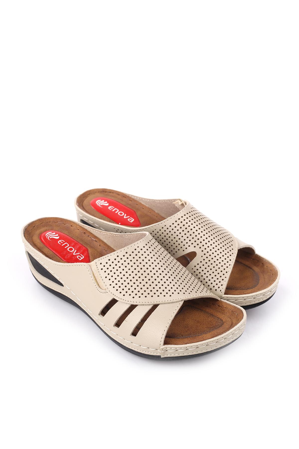 4743 Kadın Rahat Taban Ortopedik Günlük Terlik - Görsel 2