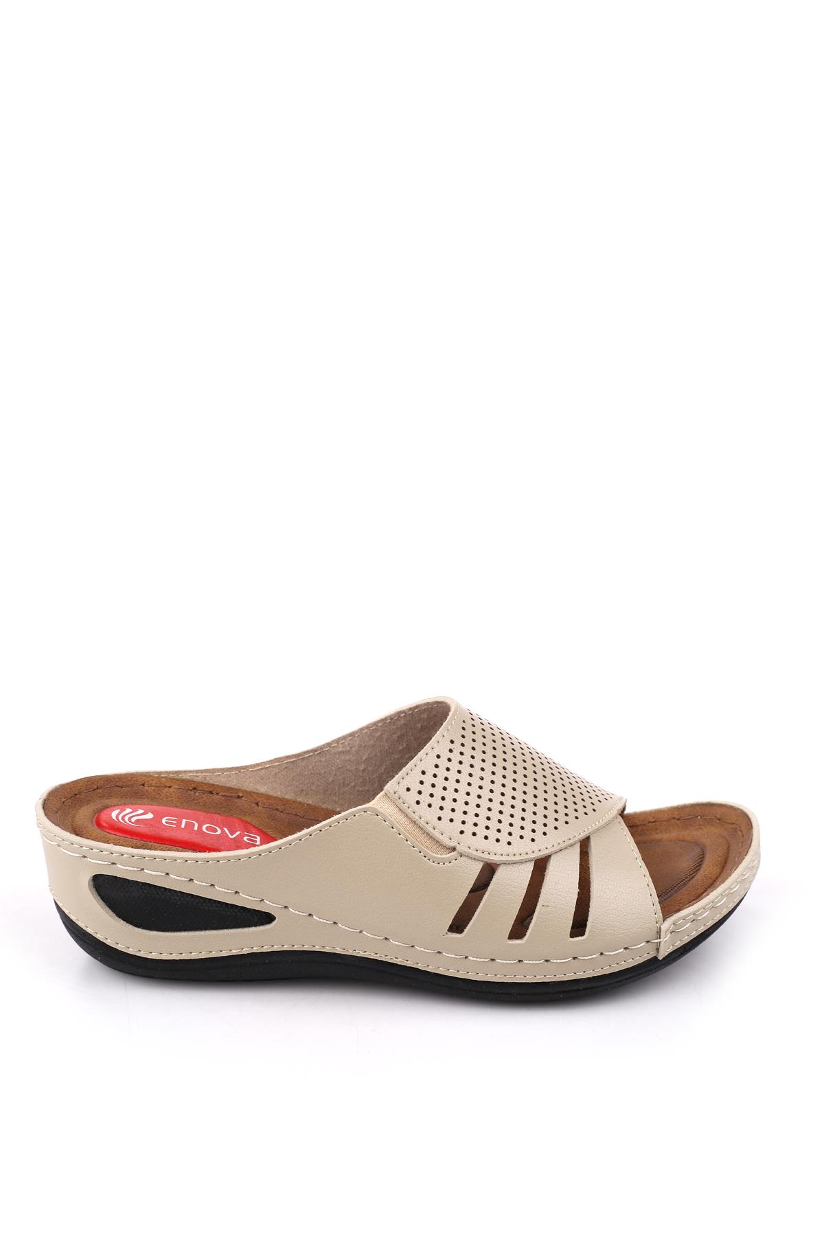4743 Kadın Rahat Taban Ortopedik Günlük Terlik - Görsel 3