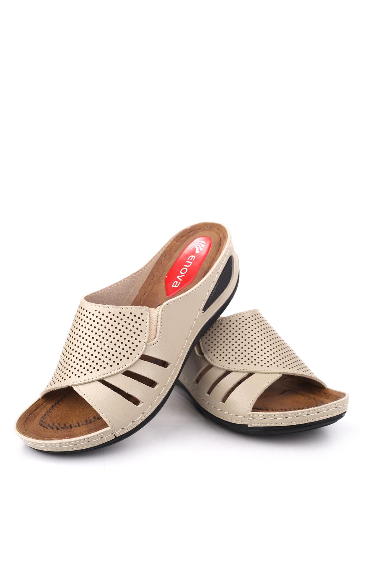 4743 Kadın Rahat Taban Ortopedik Günlük Terlik - Görsel 4