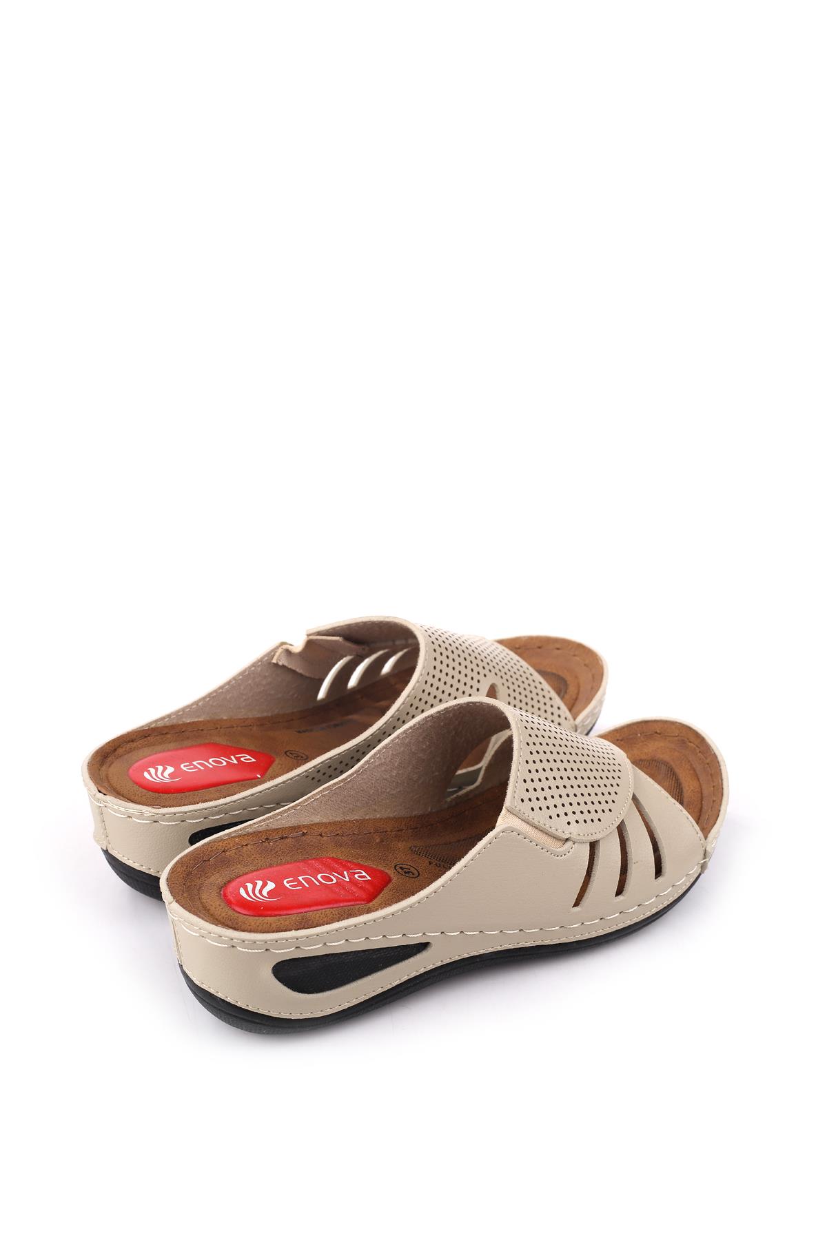 4743 Kadın Rahat Taban Ortopedik Günlük Terlik - Görsel 5