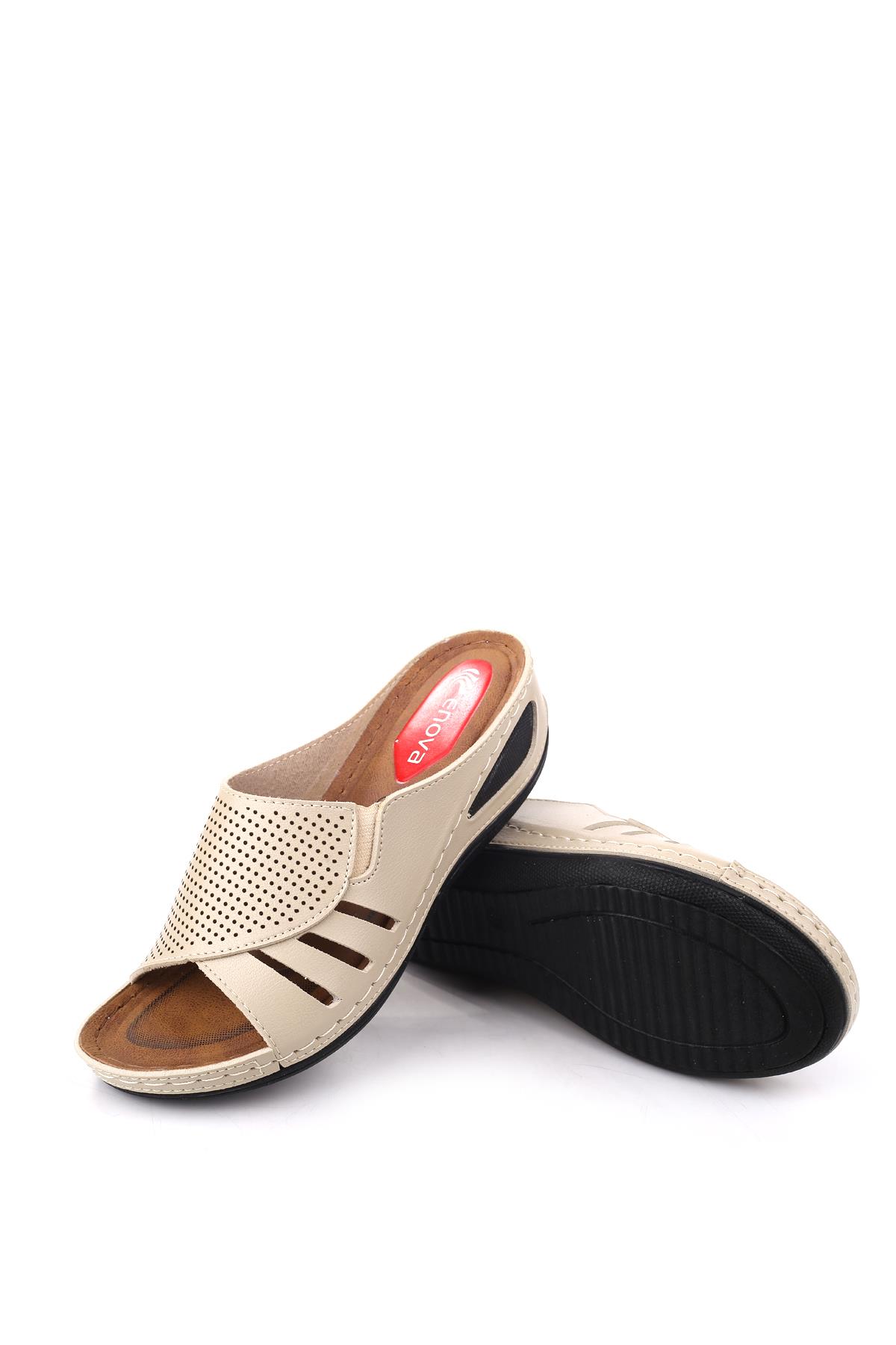 4743 Kadın Rahat Taban Ortopedik Günlük Terlik - Görsel 6