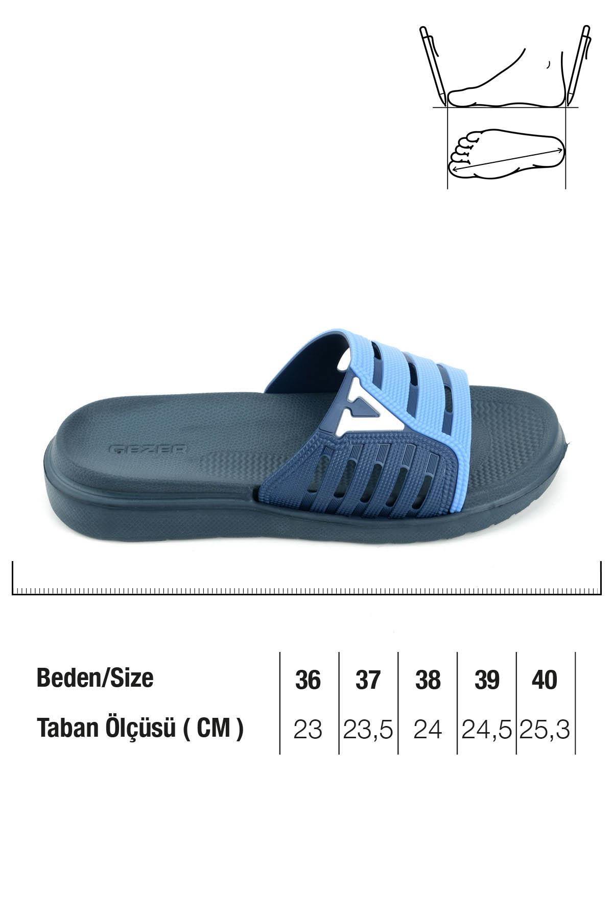 15369 Unisex Deniz Plaj Havuz Banyo Günlük Terlik - Görsel 3