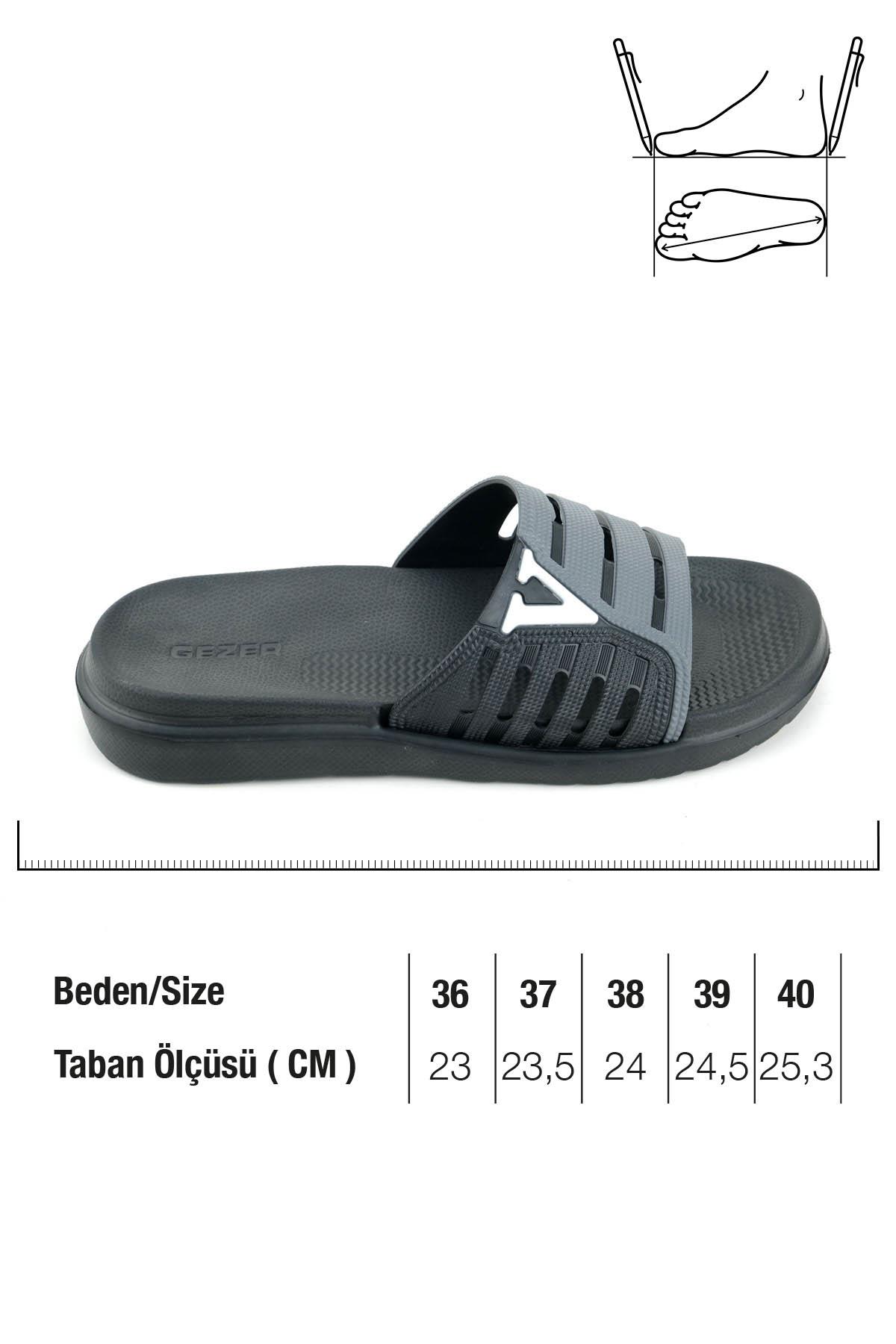 15369 Unisex Deniz Plaj Havuz Banyo Günlük Terlik - Görsel 3