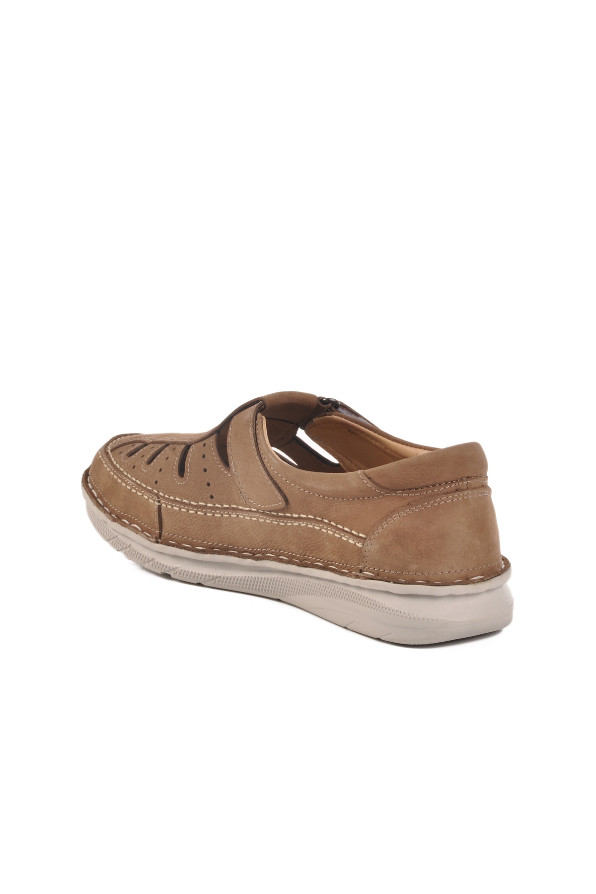 Aspor Kum Süet Hakiki Deri Erkek Cırtlı Casual Ayakkabı - Görsel 5