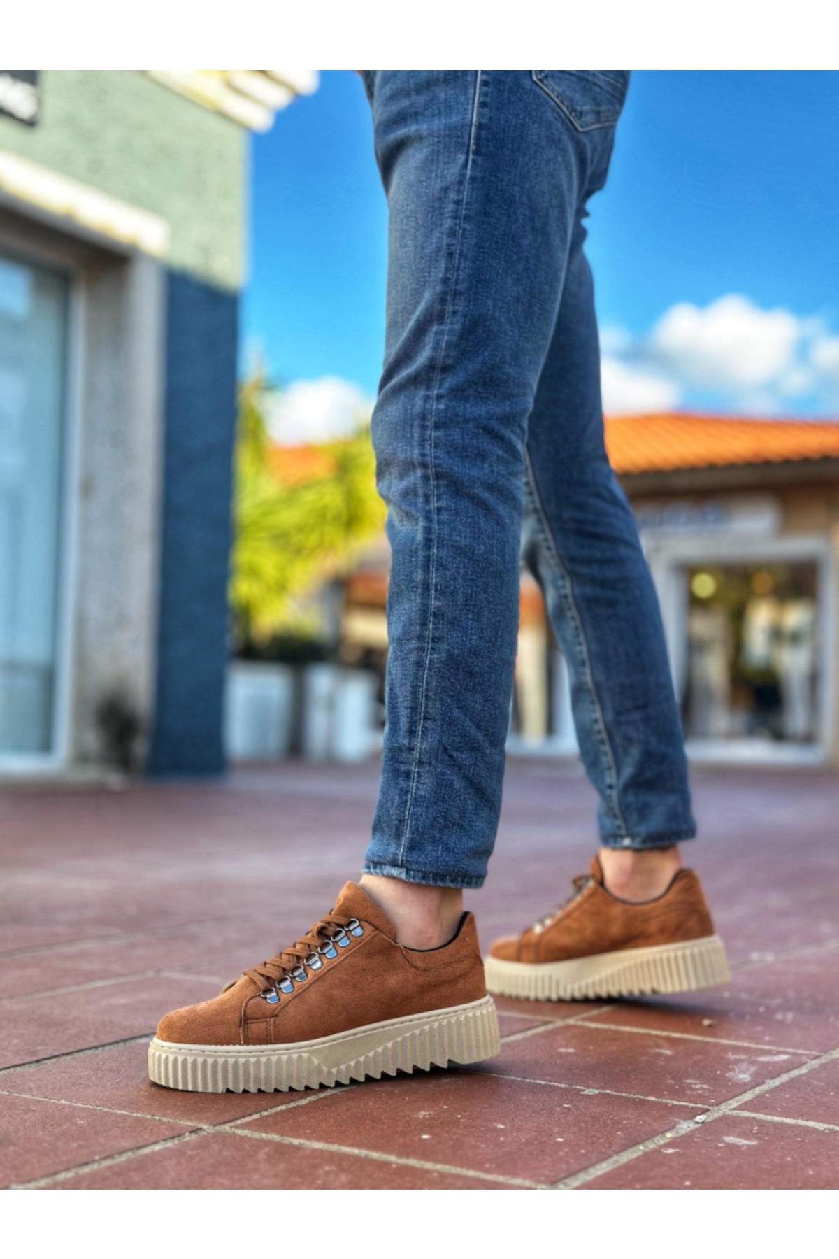Bağcıklı Erkek Günlük Ayakkabı TABA - Görsel 3