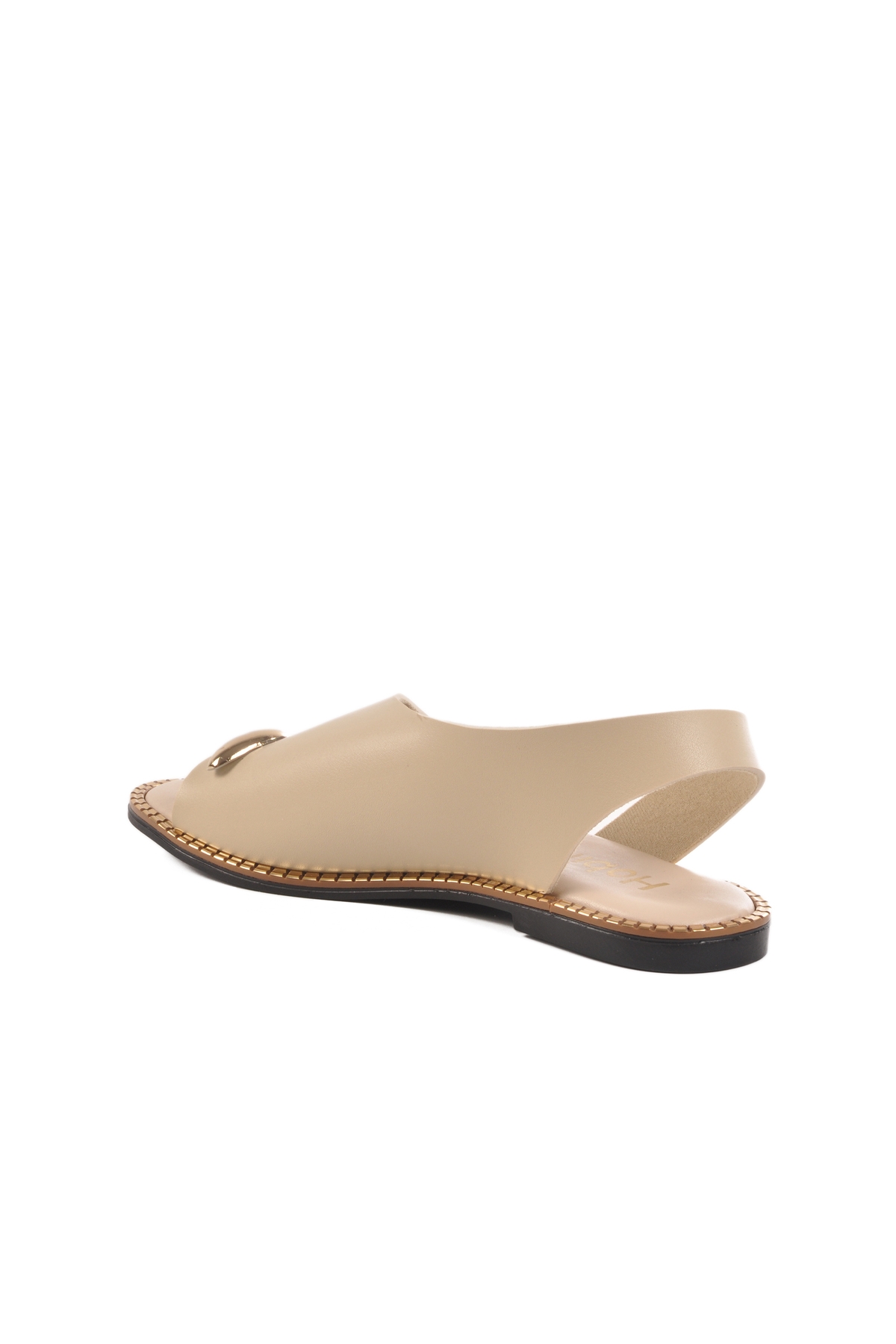 Bej Hafif İnce Taban Kadın Sandalet 102 Z - Görsel 5