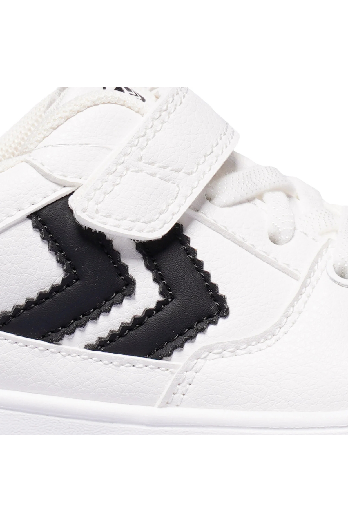 Beyaz Siyah Cırtlı Unisex Çocuk Spor Ayakkabı 900713 Hml Kayno Jr - Görsel 6