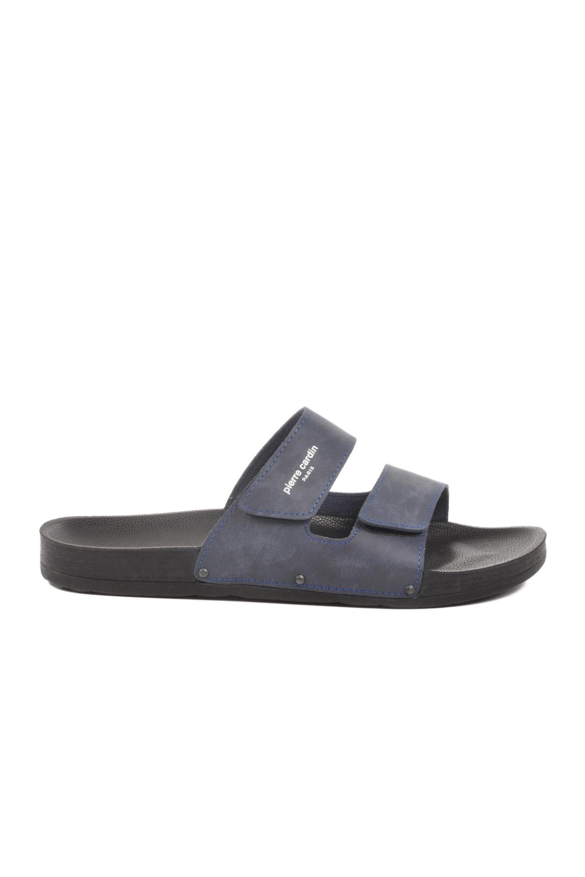 PC-7039 M Büyük Numara Lacivert Erkek Terlik - Görsel 4