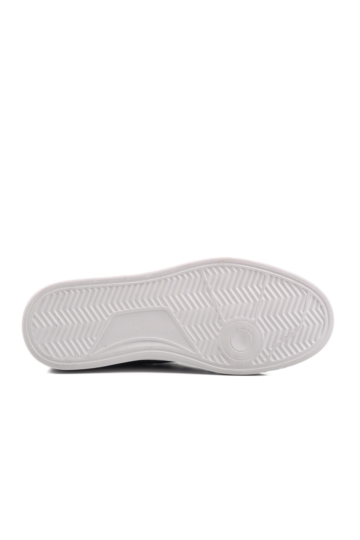 032 M Siyah-Beyaz Hafif Esnek Günlük Ayakkabı - Görsel 6