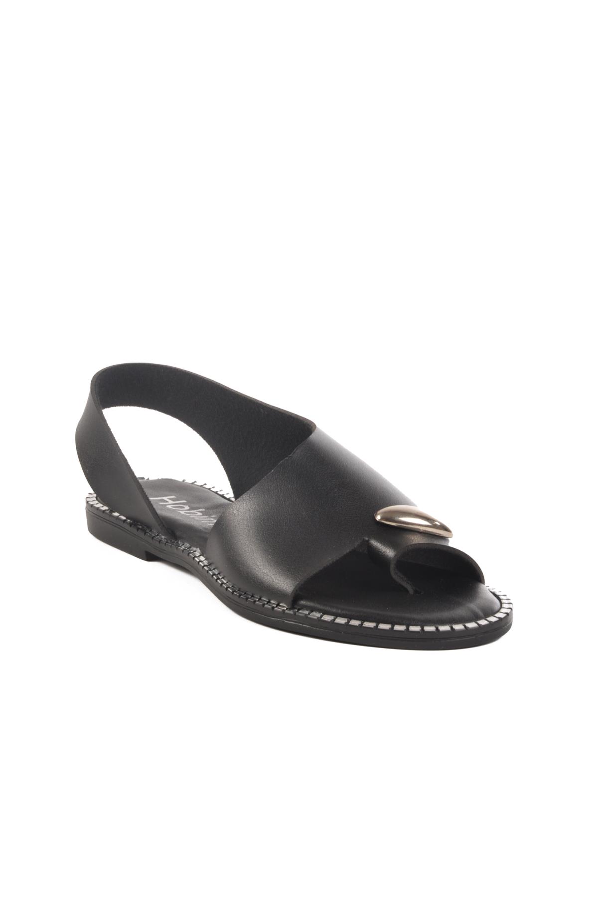 102 Z Siyah Kadın Sandalet - Görsel 2