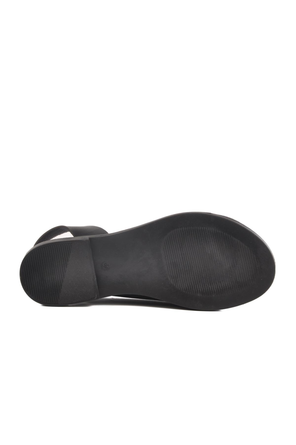 102 Z Siyah Kadın Sandalet - Görsel 6