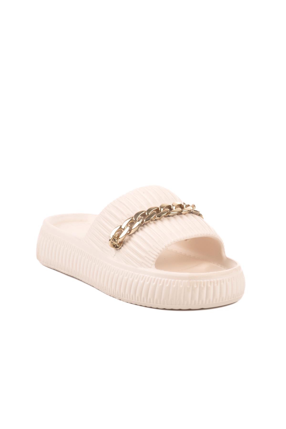 292 Z Ekru Unisex Hafif Esnek SaboTerlik - Görsel 2