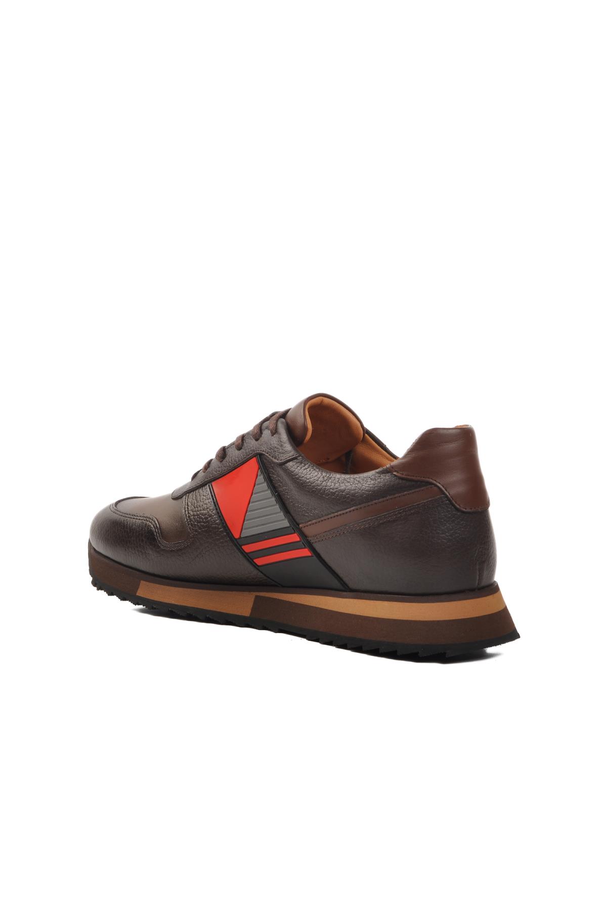Premium 130 M Kahve Hakiki Deri Erkek Günlük Ayakkabı - Görsel 5