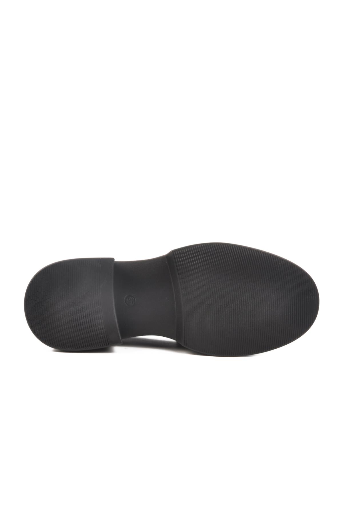 PC-52650 Z Siyah Rugan Kadın Günlük Ayakkabı - Görsel 6