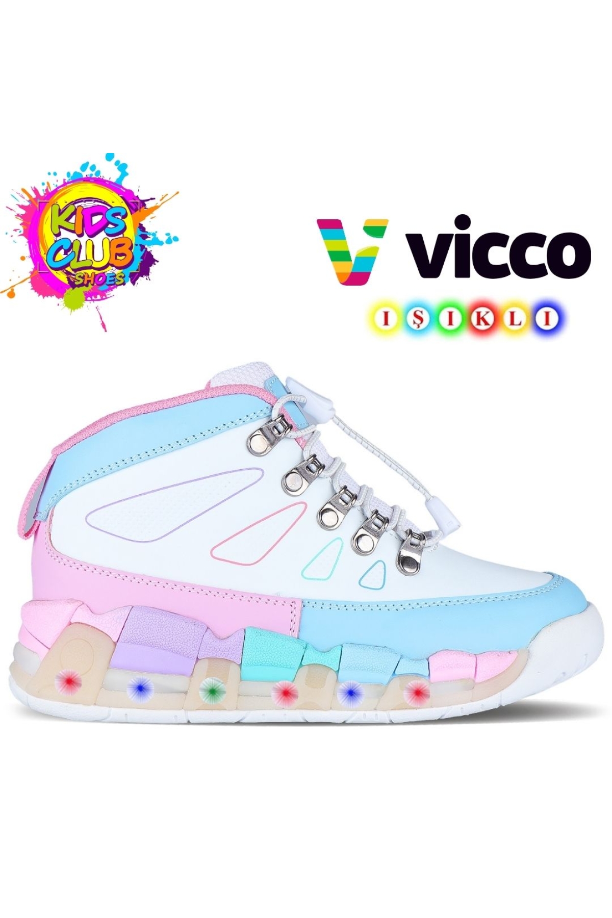 Ellen Phylon Kauçuk Taban Ortopedik Işıklı Çocuk Bot - Görsel 4