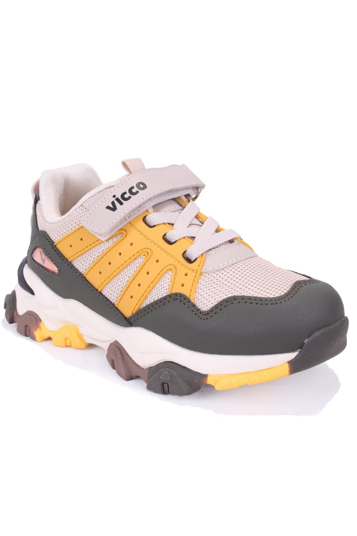 Teo 869F25K304 Bej Ortopedik Günlük Erkek Çocuk Spor Ayakkabı - Görsel 2