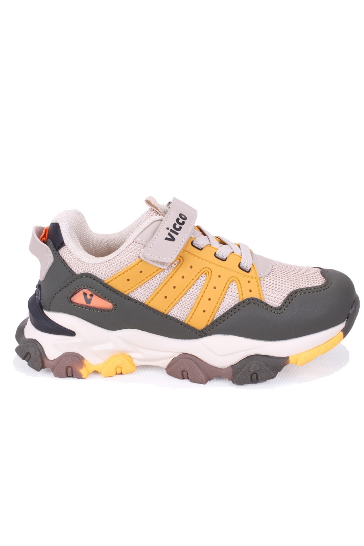 Teo 869F25K304 Bej Ortopedik Günlük Erkek Çocuk Spor Ayakkabı - Görsel 3