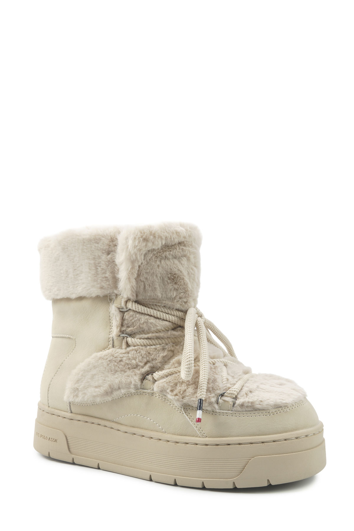 U.S. Polo Assn. WINTER 5PR Bej Kadın Kar Botu - Görsel 3