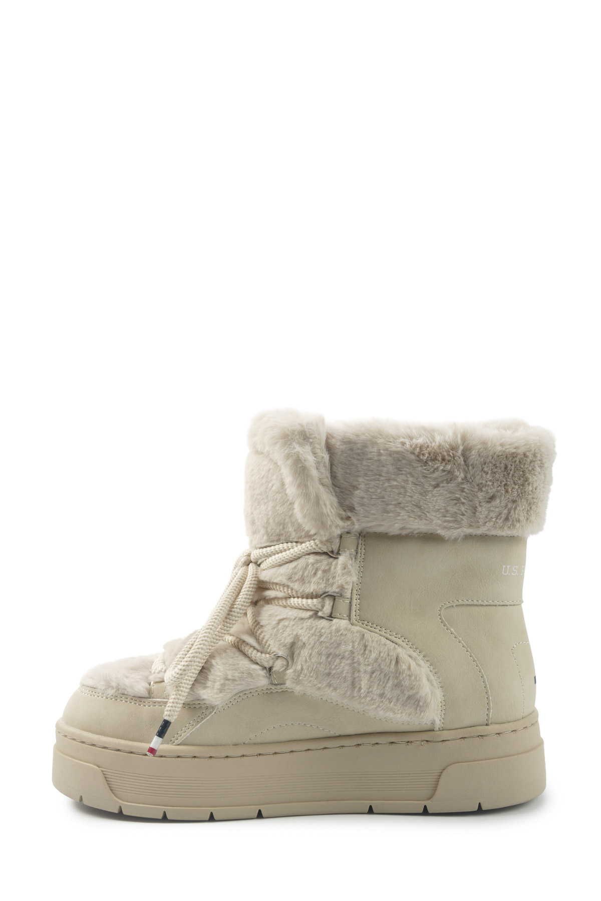 U.S. Polo Assn. WINTER 5PR Bej Kadın Kar Botu - Görsel 4