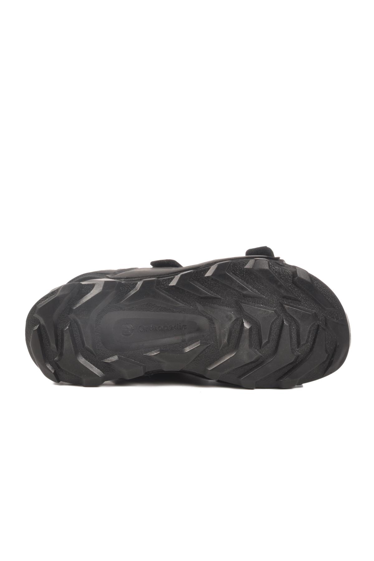 PC-7242 M Siyah Erkek Sandalet - Görsel 6