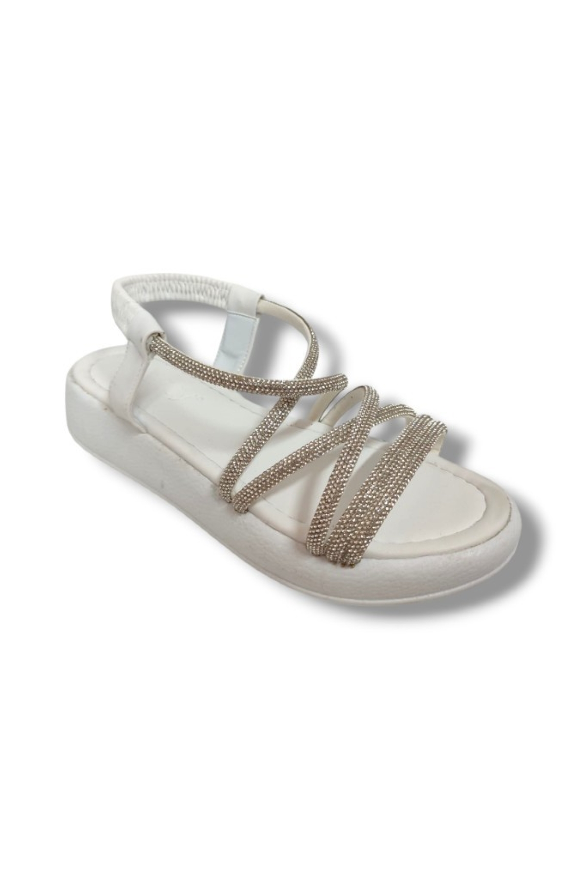 051-25 Taşlı Trend Fashion Kadın Sandalet - Görsel 2