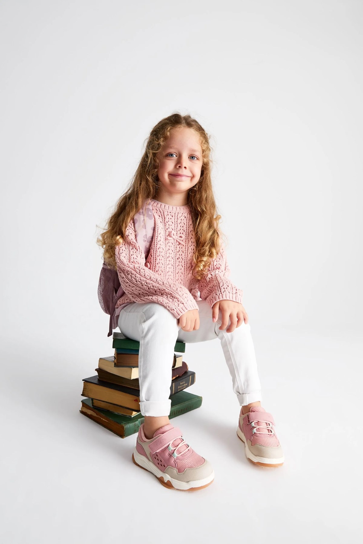 Homer Kız Çocuk Spor Kauçuk Taban Sneaker Ayakkabı - Görsel 3