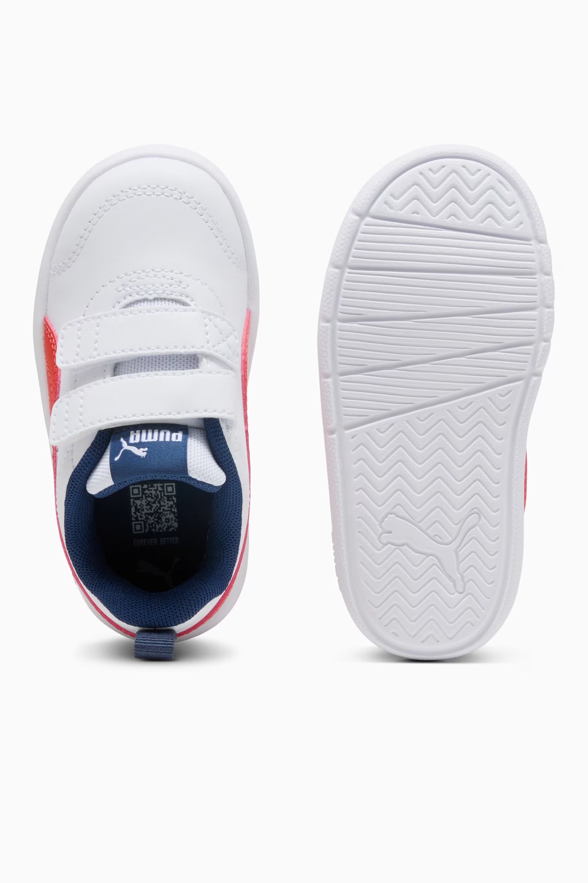 Puma Puma Beyaz Courtflex V3 V Inf Çocuk Spor Ayakkabı Sneaker | Flo Beyaz - 6. görsel