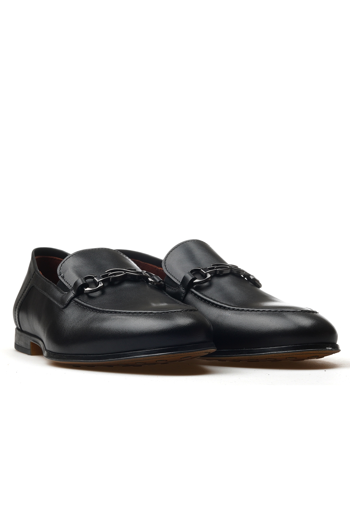 Erkek Hakiki Deri Casual Ayakkabı 25y L5231 M Siyah - Görsel 6