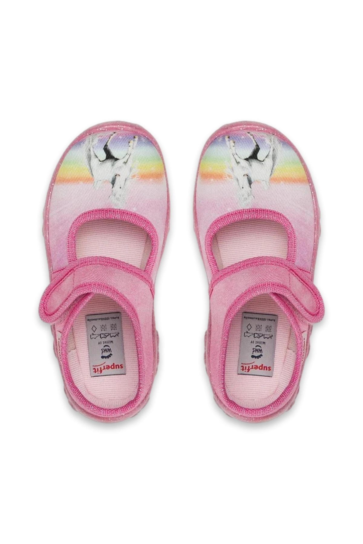 000281 Bonny Ev Pembe Kız Çocuk Ayakkabı - Görsel 4