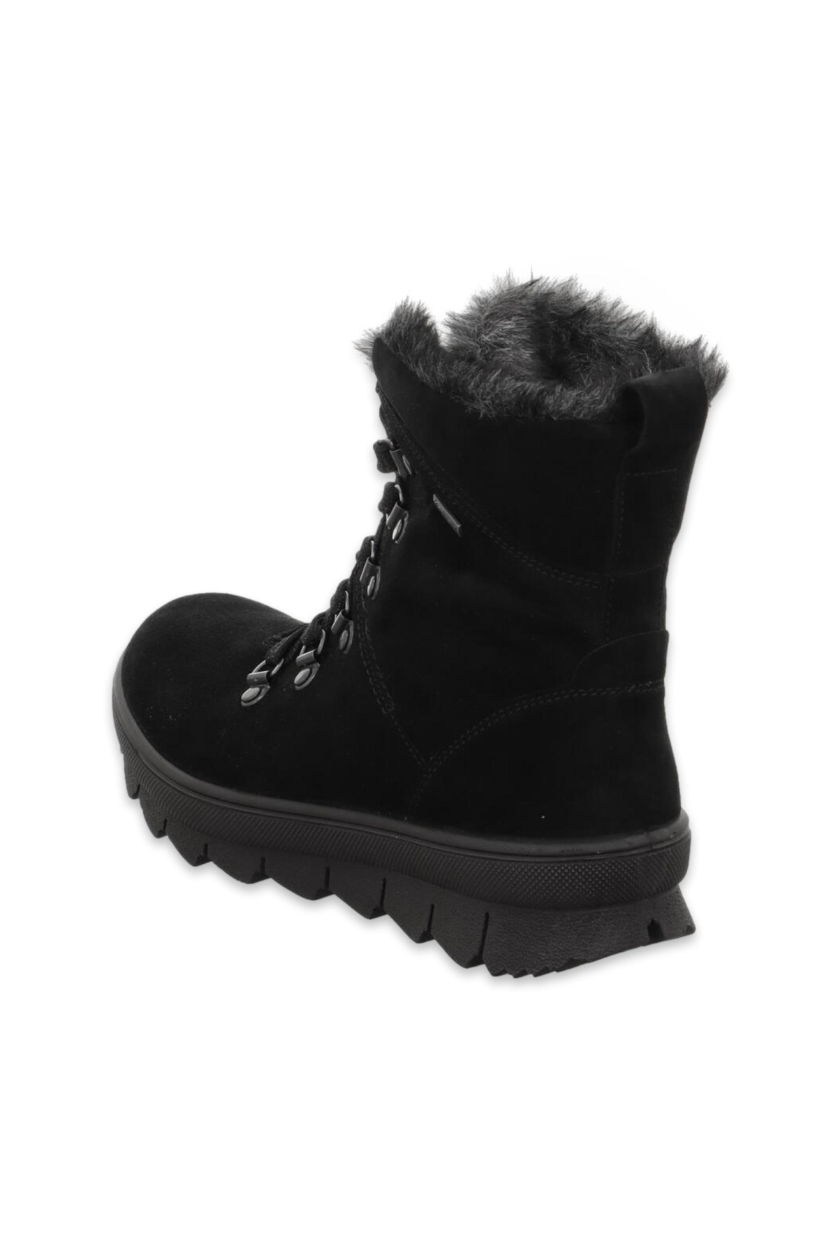 000530 Z Novara Gore-Tex Deri Siyah Kadın Bot - Görsel 3