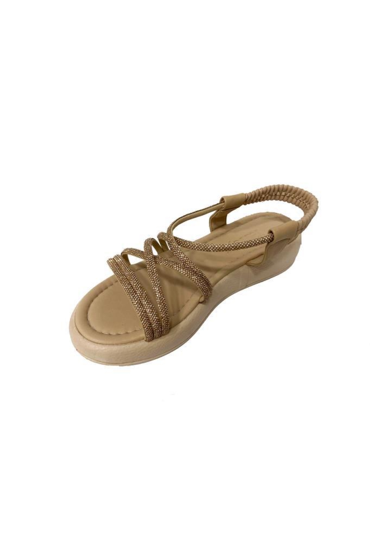 051-24 Taşlı Trend Fashion Kadın Sandalet - Görsel 3