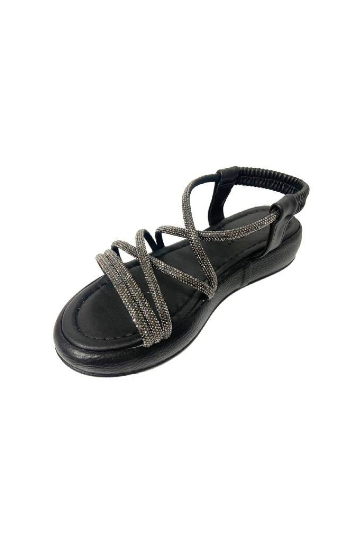 051-24 Taşlı Trend Fashion Kadın Sandalet - Görsel 3