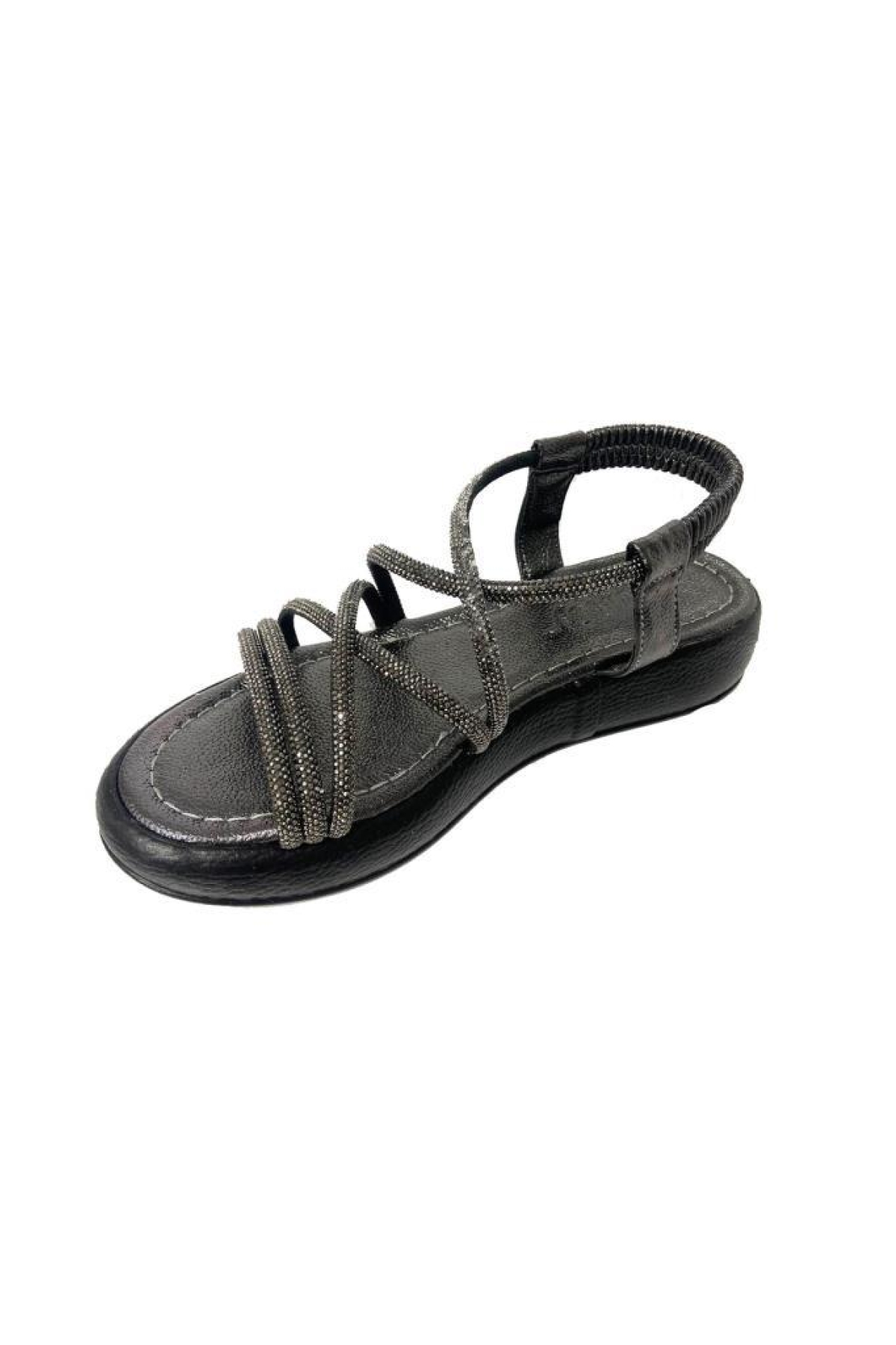 051-24 Taşlı Trend Fashion Kadın Sandalet - Görsel 3