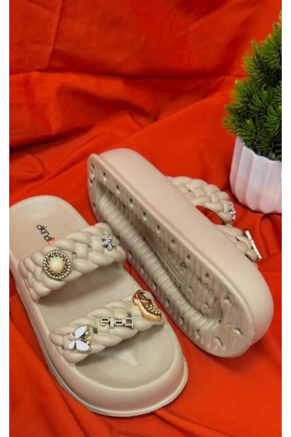 Akınalbella E423.Z.0001 Kadın Terlik - Görsel 2