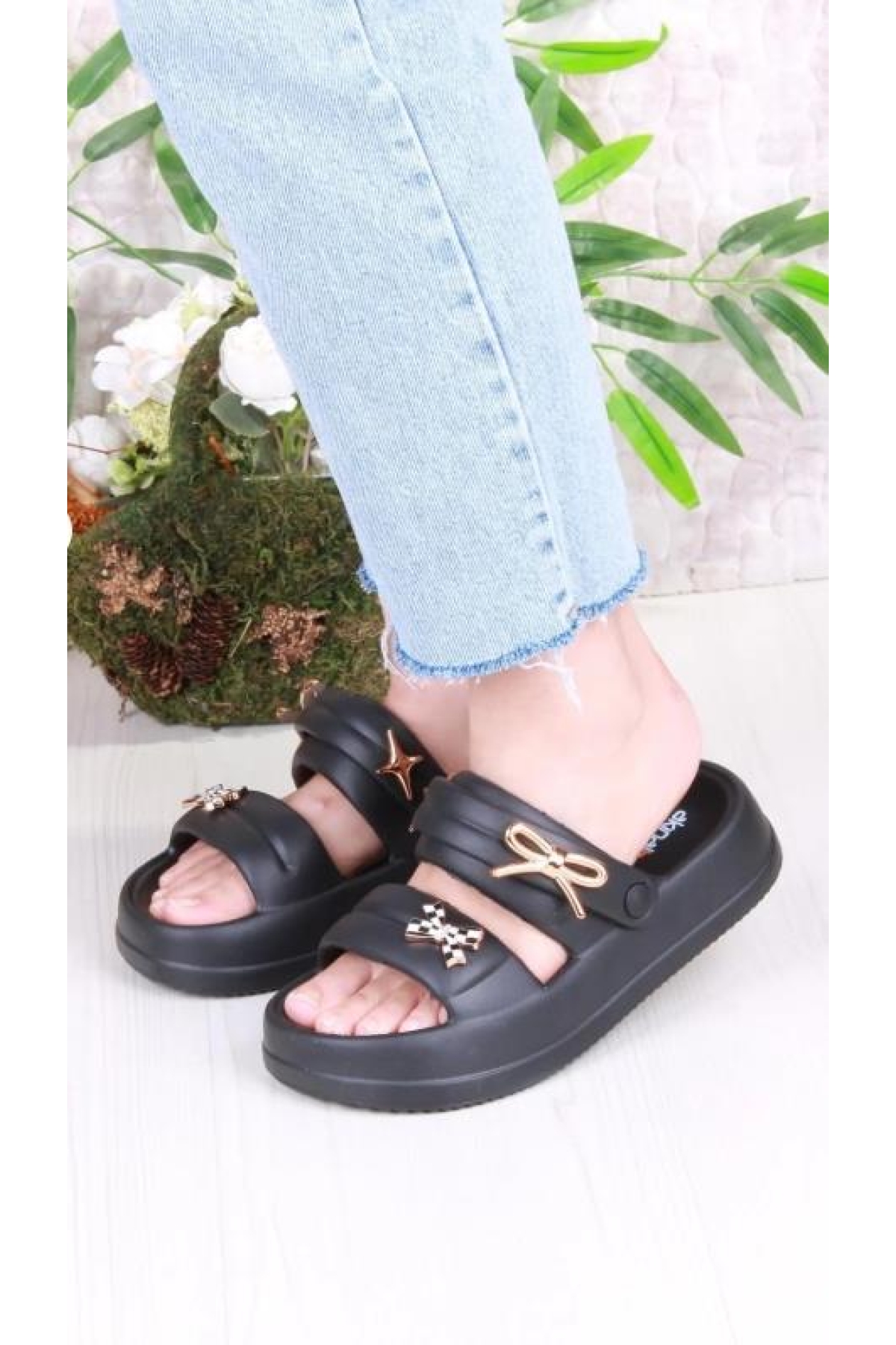 Akınalbella E458.Z.0001 Kadın Terlik - Görsel 3