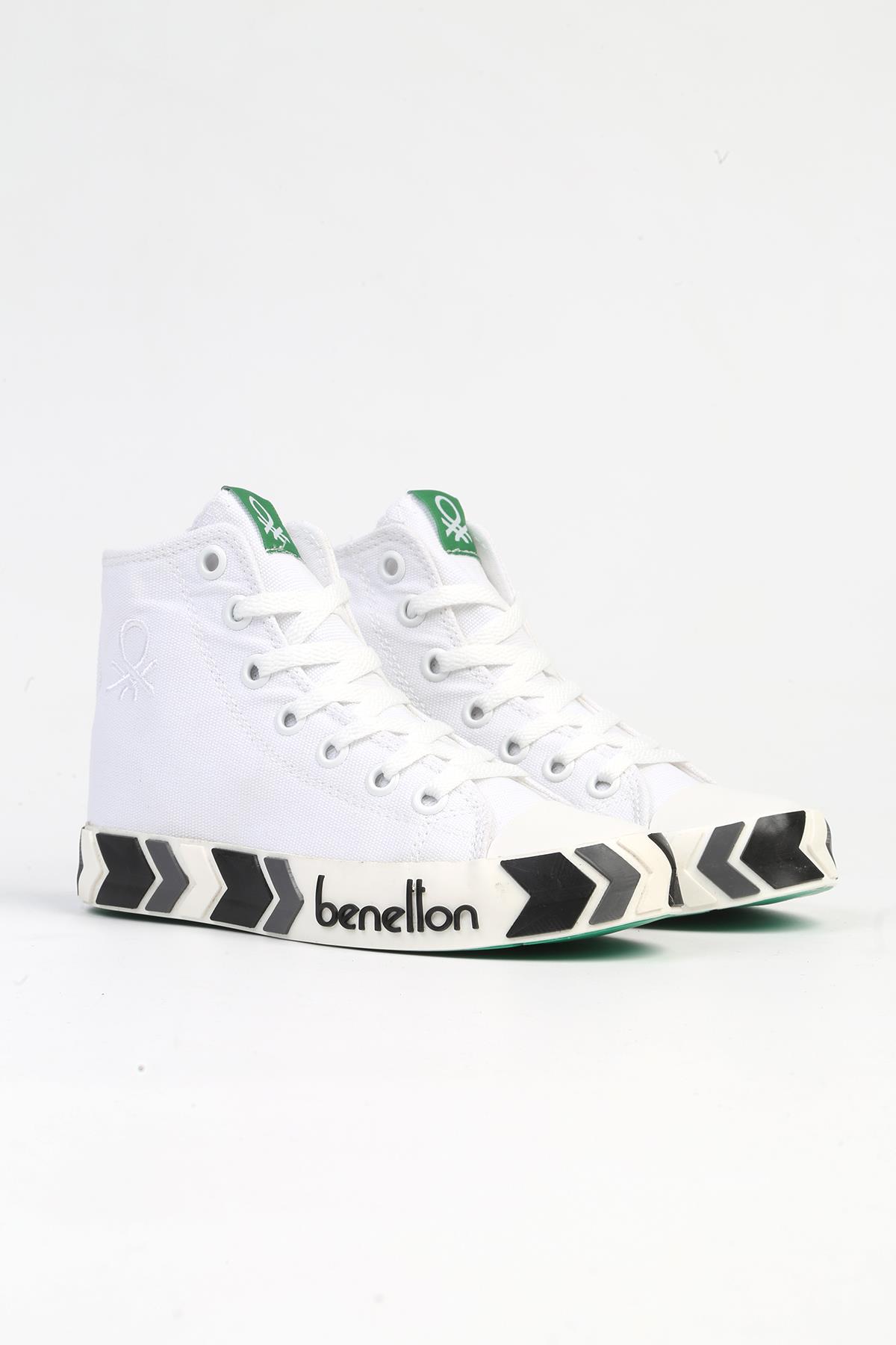 ® | BN-30634-Beyaz-Çocuk Spor Ayakkabı - Görsel 3