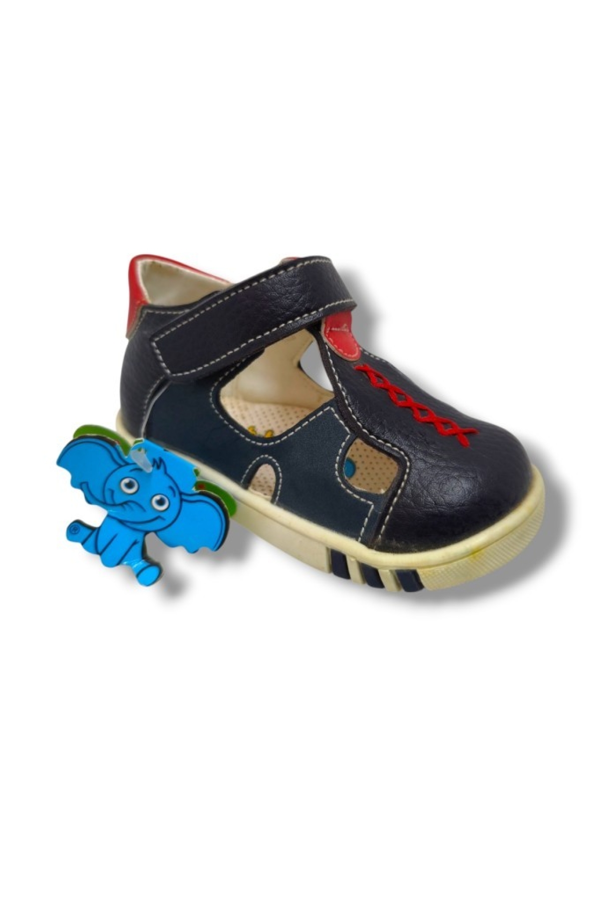 Şirinbebe 3001-20 Dikişli Erkek Çocuk Ayakkabı Lacivert Kırmızı 18-20 - Görsel 2