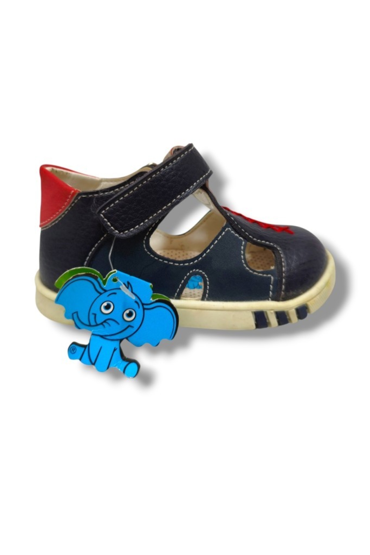 Şirinbebe 3001-20 Dikişli Erkek Çocuk Ayakkabı Lacivert Kırmızı 18-20 - Görsel 3