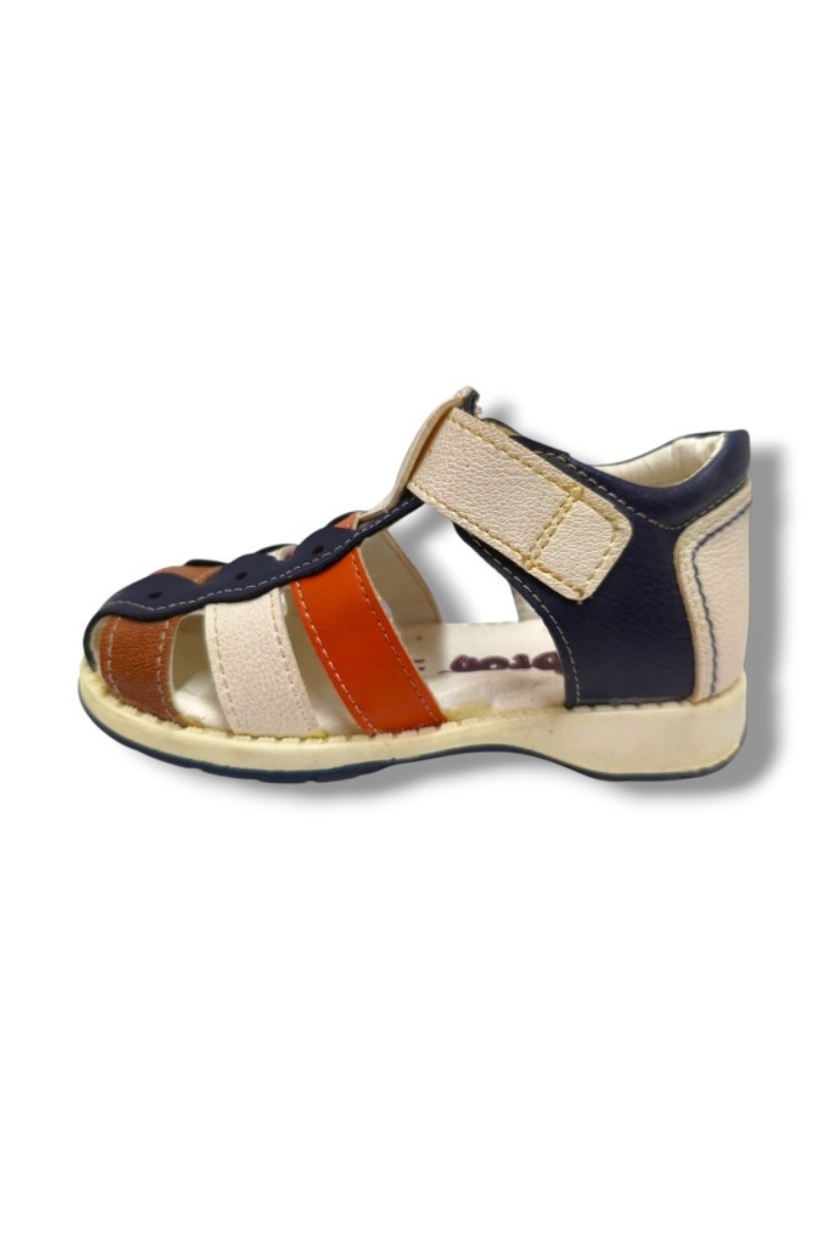 Şiringenç 3024-20 Dikişli Erkek Çocuk Sandalet Lacivert Kırmızı 18-20 - Görsel 4