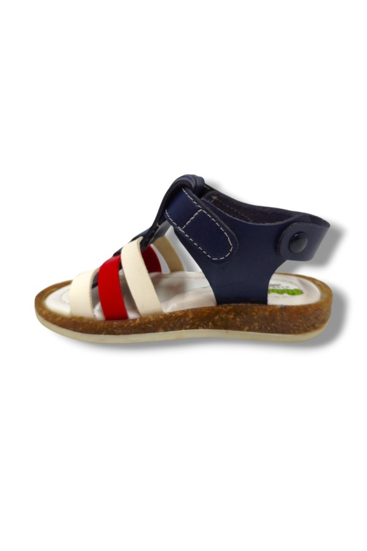 Şirinbebe 3019-20 3 Şeritli Cırt Bant Erkek Çocuk Sandalet Lacivert Kırmızı 21-25 - Görsel 4