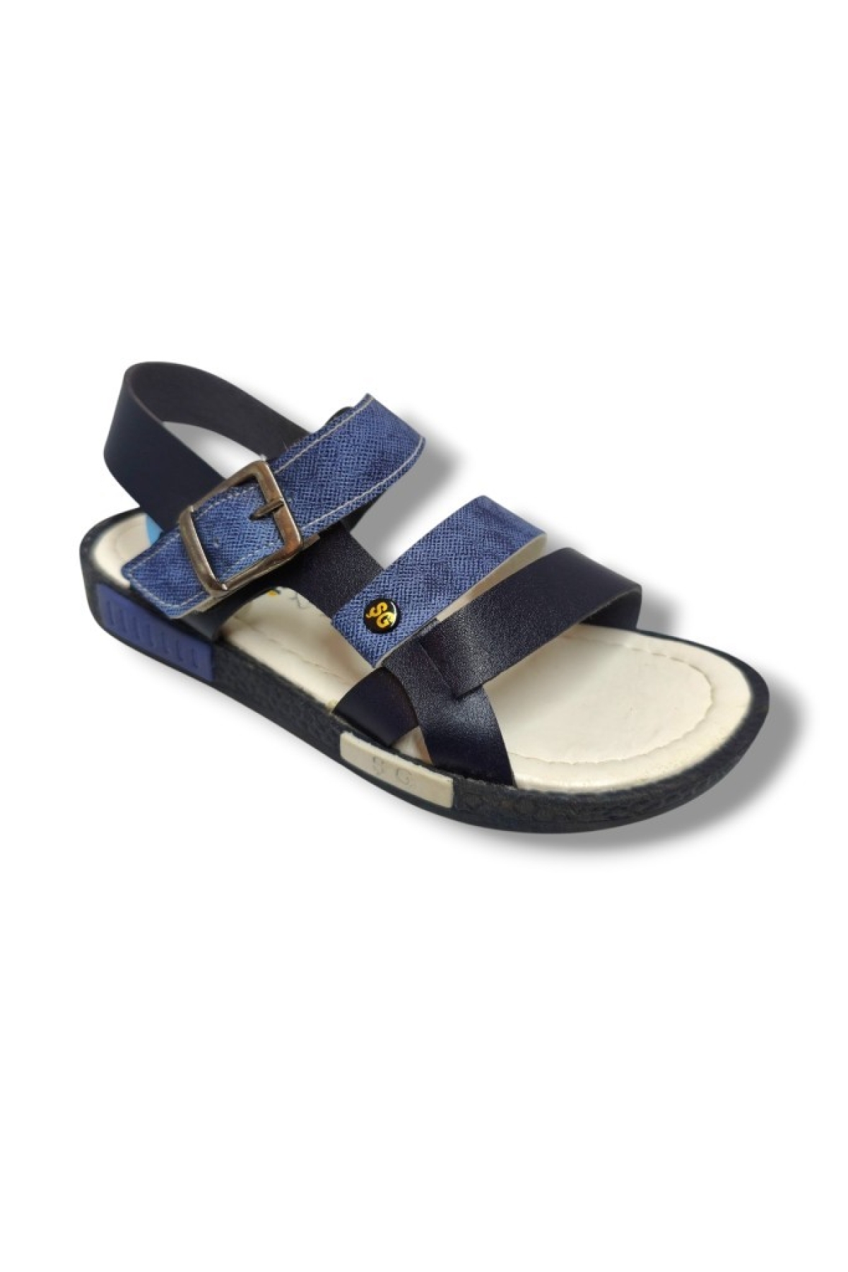 Şirinbebe 3002-20 Anatomik 3 Bant Kemer Tokalı Erkek Çocuk Sandalet Lacivert Mavi 31-36 - Görsel 2
