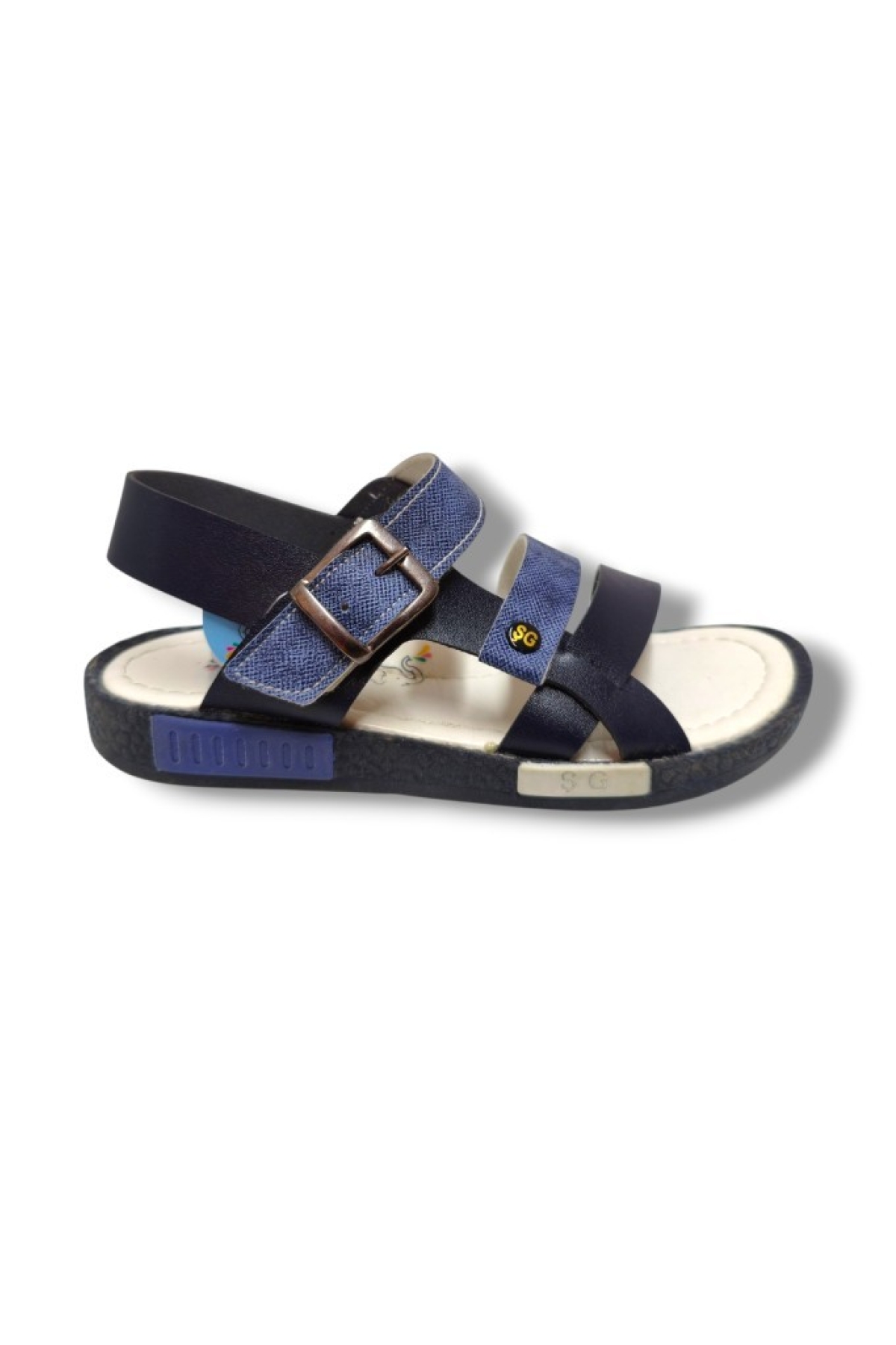 Şirinbebe 3002-20 Anatomik 3 Bant Kemer Tokalı Erkek Çocuk Sandalet Lacivert Mavi 31-36 - Görsel 3