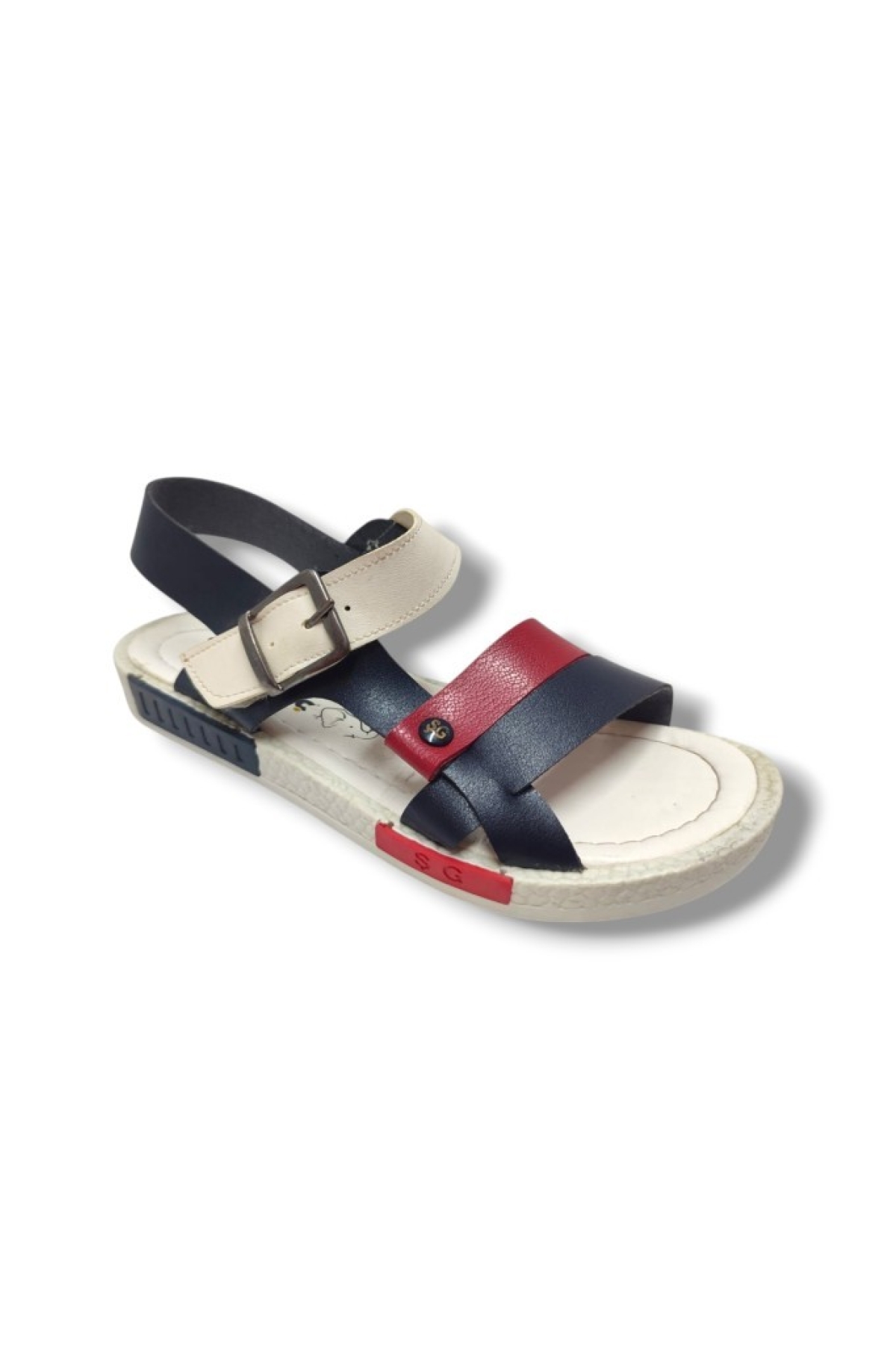 Şiringenç 1743-20 Anatomik Cırt Bant Erkek Çocuk Sandalet Lacivert Kırmizi 31-36 - Görsel 2