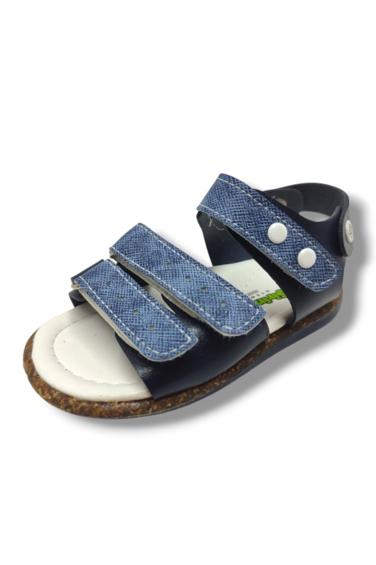 Şirinbebe 1717-20 3 Cırt Bant Erkek Çocuk Sandalet Lacivert Mavi 21-25 - Görsel 2