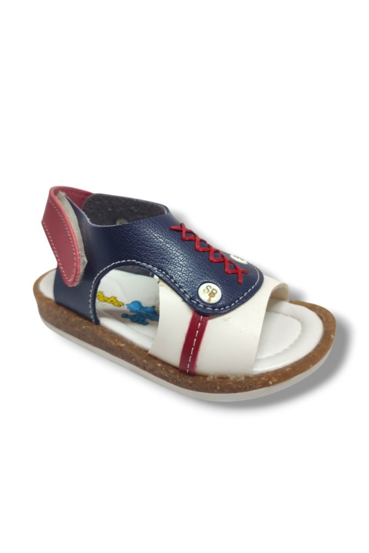 Şirinbebe 1691-20 Orta Dikişli Erkek Çocuk Sandalet Lacivert Kırmızı 21-25 - Görsel 2