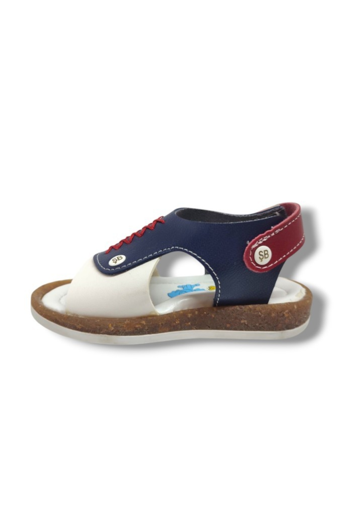 Şirinbebe 1691-20 Orta Dikişli Erkek Çocuk Sandalet Lacivert Kırmızı 21-25 - Görsel 4