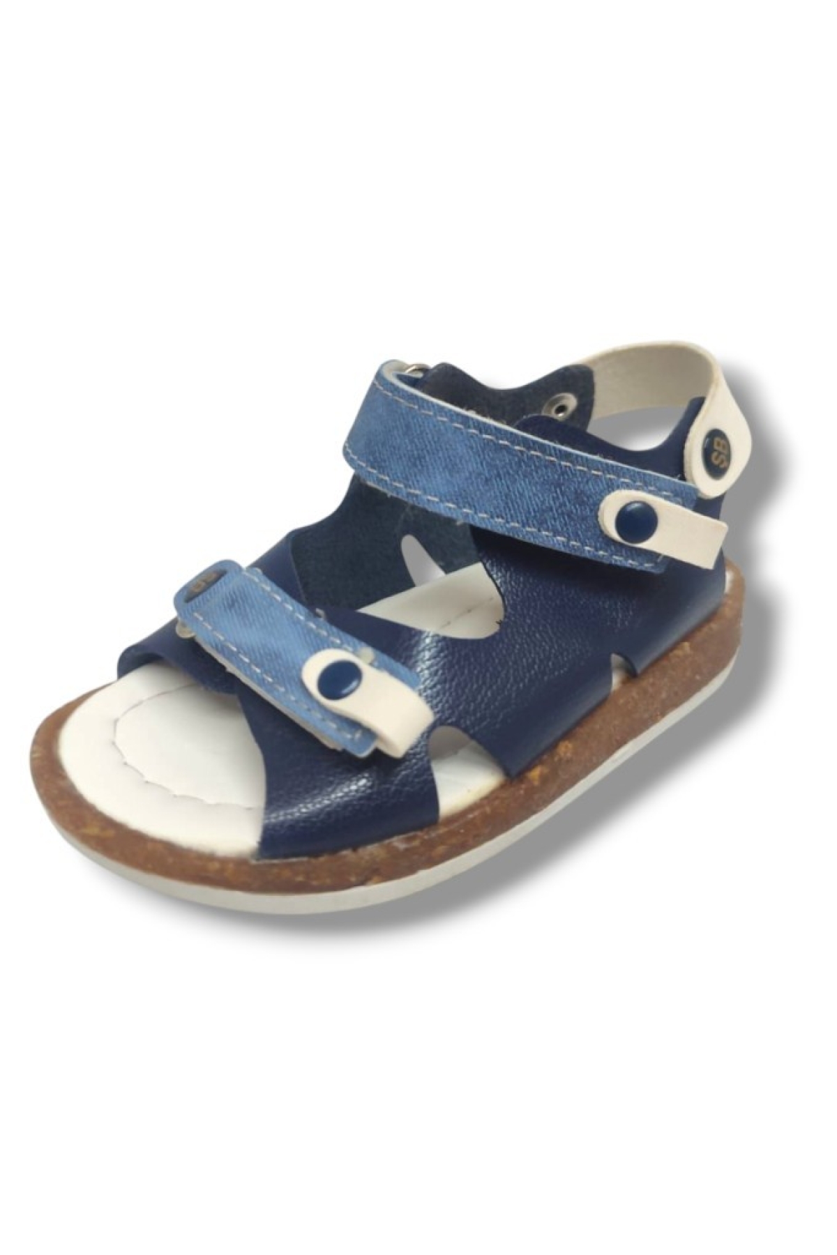 Şirinbebe 1651-20 Çift Cırt Tokalı Erkek Çocuk Sandalet Lacivert Mavi 21-25 - Görsel 2